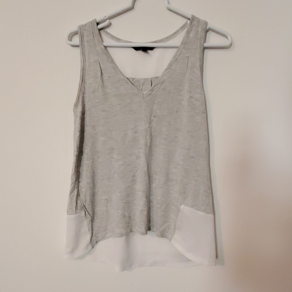 Banana Republic Cotton Tshirt and Chiffon-like Tank Top - Picture 1 of 3